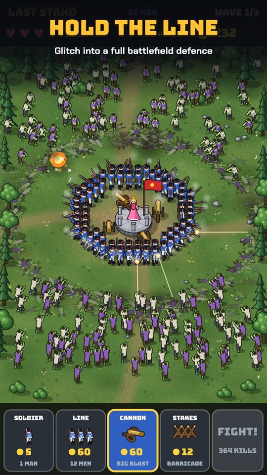 Last Stand, a battlefield strategy game